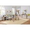 Alaterre Furniture Woodstock Acacia Wood with Metal Inset 40" Bench, Brushed Driftwood ANWO0326 - alternate 2